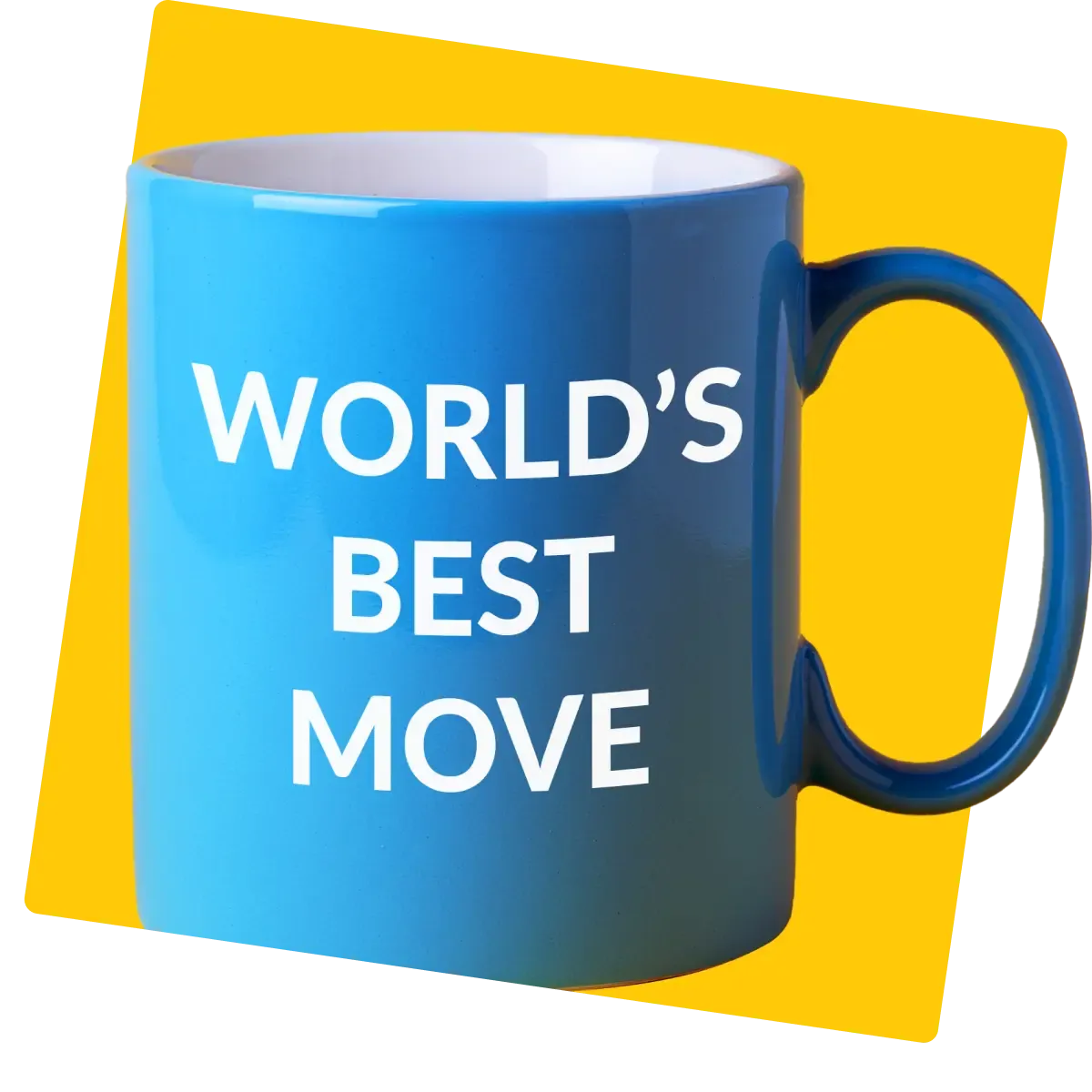 AnyVan blue mug with